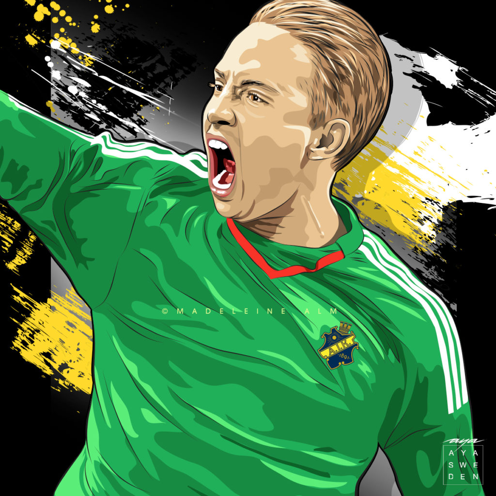 AIK Soccer Poster