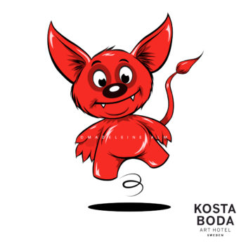 Studs Mascot Logo Kosta Boda Art Hotel
