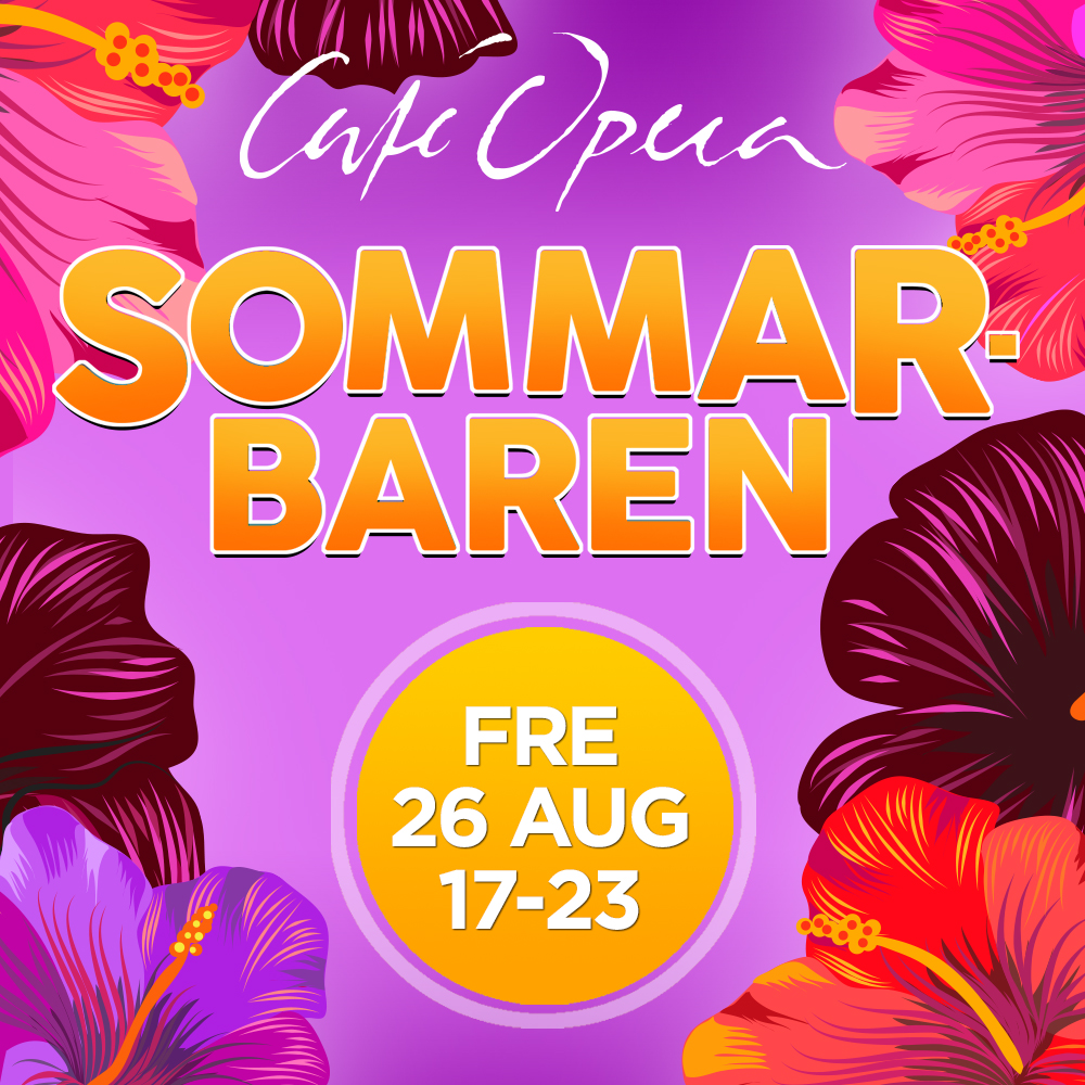 Sommarbaren Cafe Opera Graphic Design