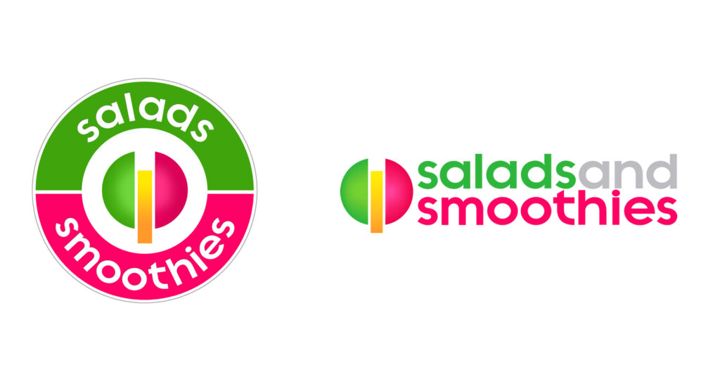 Salads and smoothies logo design av Madeleine Alm Aya Sweden