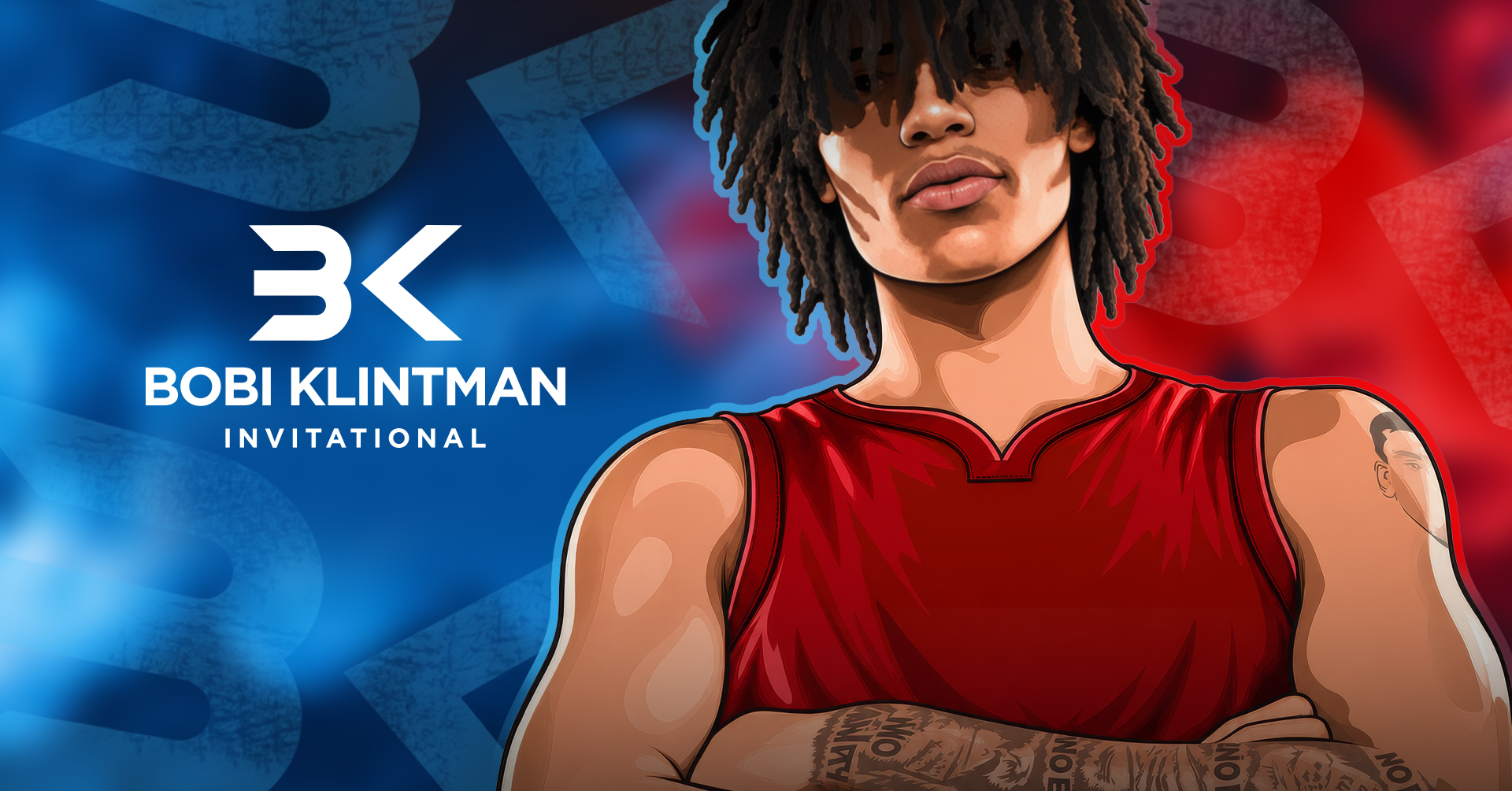 Bobi Klintman Invitational basketball tournament visual identity
