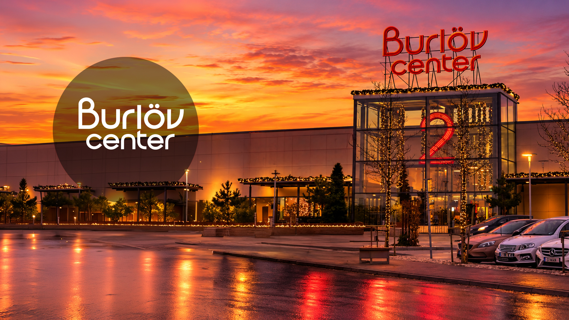 Burlöv Center graphic design and visual identity