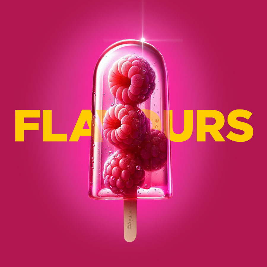 Raspberry Flavours ice cream artwork by AYA