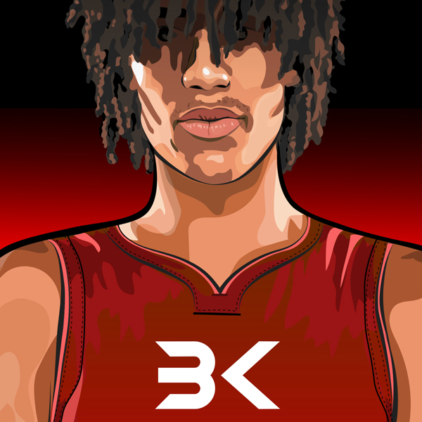 Bobi Klintman basketball illustration and graphic design
