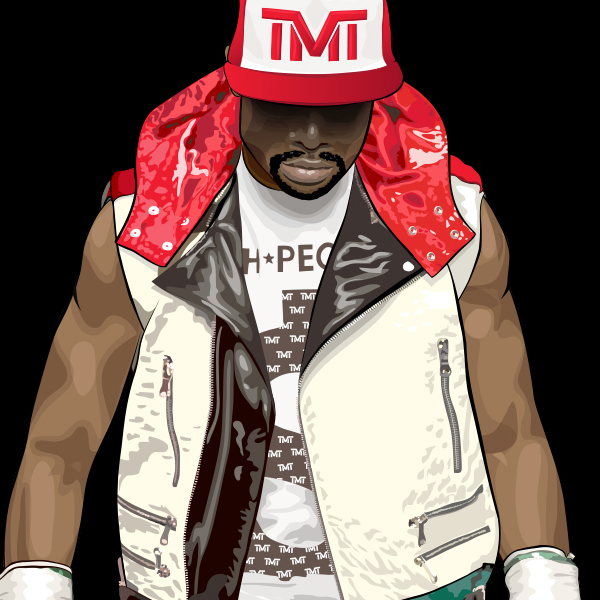 Floyd Mayweather merchandise graphic design