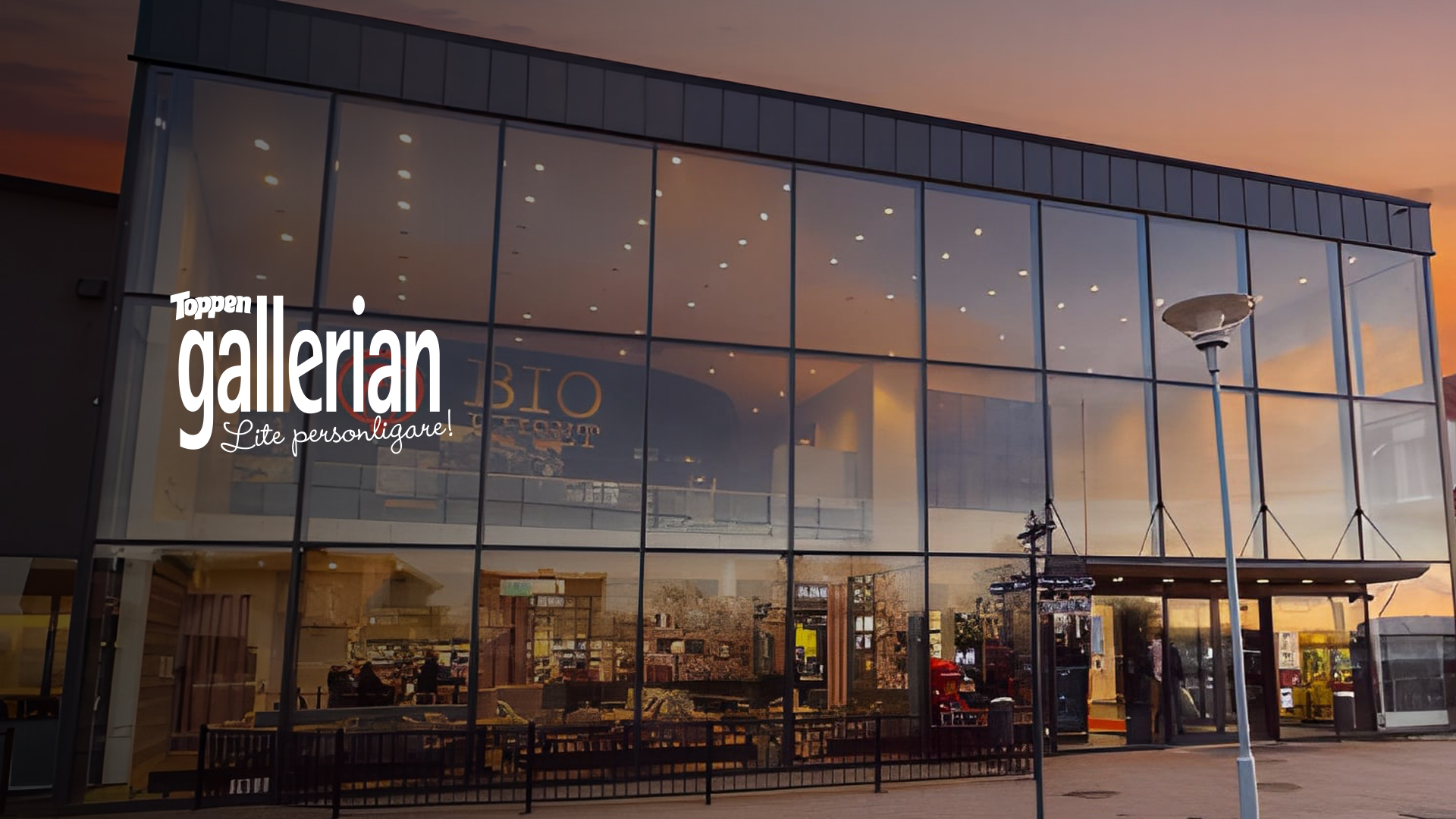 Toppengallerian shopping centre graphic design and photography