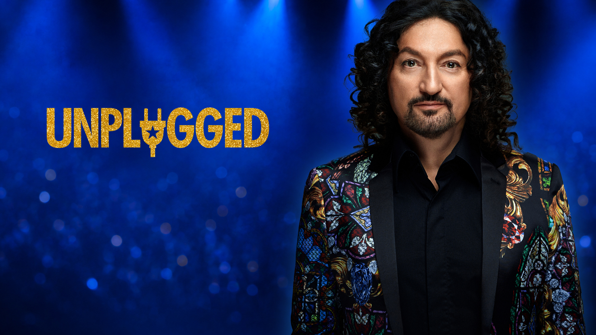 Unplugged live music event concept and graphic design
